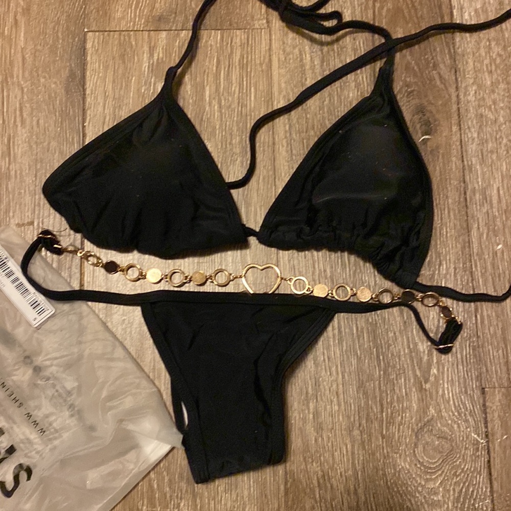 String bikini with jewels from Shein.